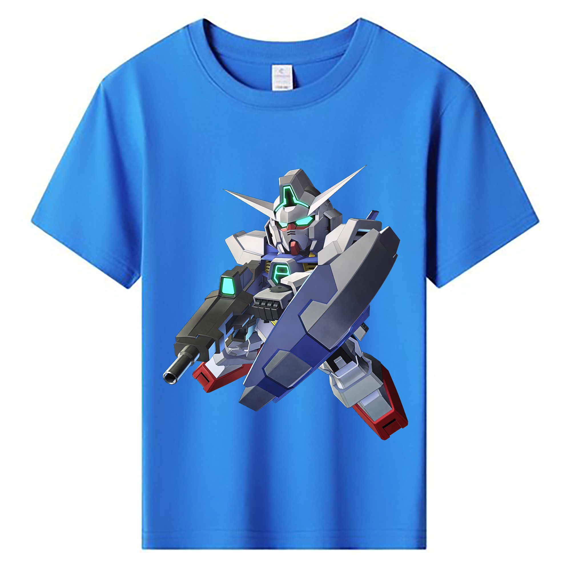 （画像用） 機動戦士ガンダム Mobile Suit Gundam 綿100％キッズTシャツ（フロントプリント）